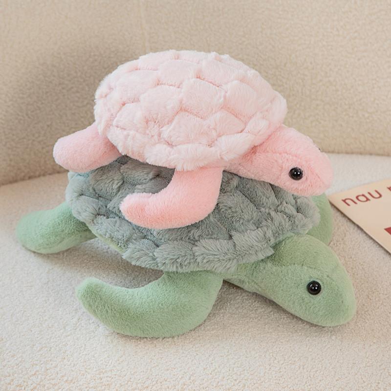 Plush Stuffed Turtle Toys Marine Organism Couple Dolls Girl Gifts Birthday