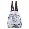 Retro Ethnic Style Woven Bag, Women's Backpack, Double-zipper, Casual Travel Backpack