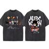 Alex Warren Tour 2026 Gewaschenes T-Shirt Herren Damen Hip Hop Kurzarm Oversized T-Shirt