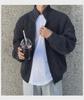Veste Cardigan Tricotée pour Homme Rétro Coréenne à Col Montant