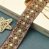 4.5cm Wide Ethnic Lace Ribbon 10 Yards Sequin Lace Ribbon DIY Clothing Accessories  Clothing Collar