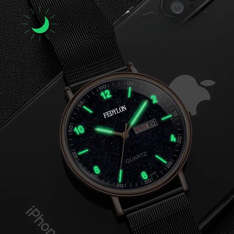 Teenager Watch Men's High School Students Trendy Mechanical Watch Junior High School Students Quartz Waterproof Electronic Watch