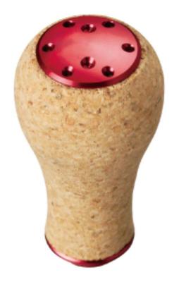 SLPWORKS Daiwa SLP WORKS Handvatknop SLPW Power Light Kurk S voor Molens, Baitcasting Molens en Dubbelzijdige Molens, Rood, 043311