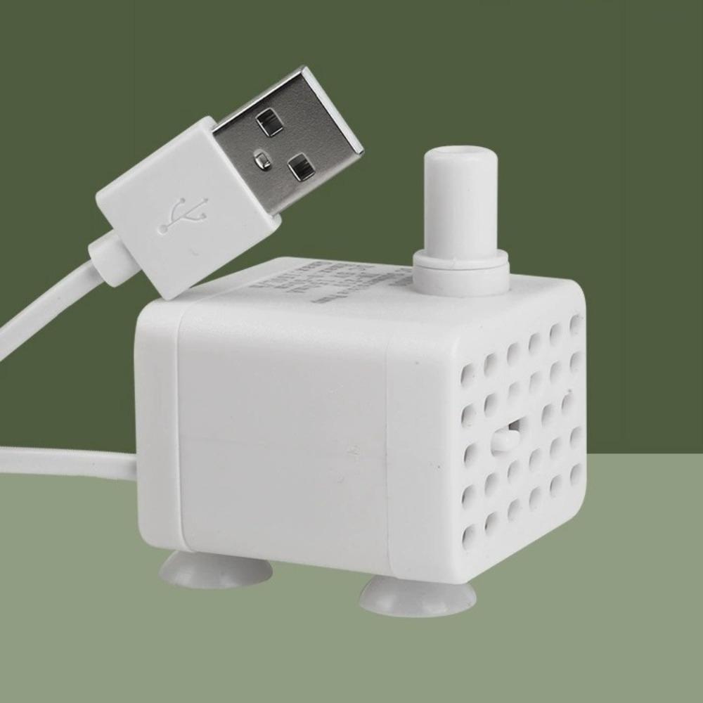 3W Small Circulating Filtration Pump USB Charging Pet Water Dispenser Pump  for Fish Tank