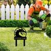 Metal Wall Art Garden Stakes Custom Address Sign Outdoor Lawn Patio Decor Unique Gift