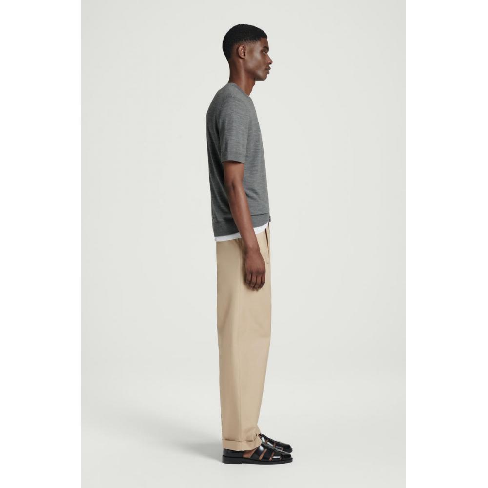 COS Japan Tapered Cotton Turn Up Pants