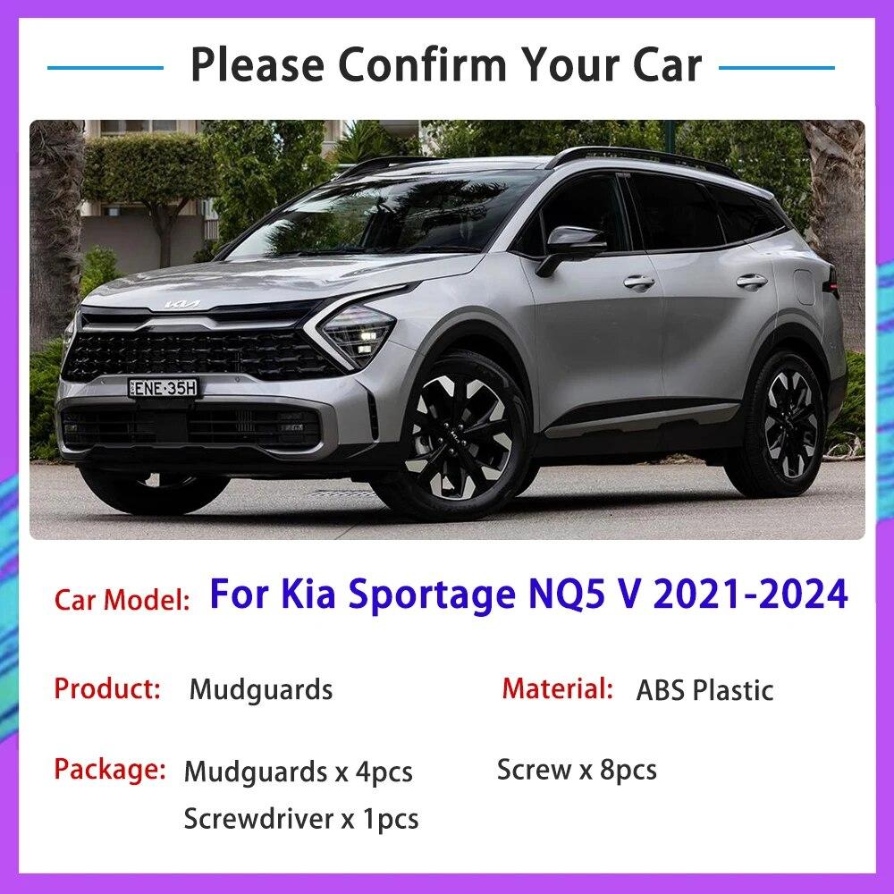 Auto Kotflügel Für Kia Sportage NQ5 V KX5 2022 2023 2024 Schmutzfänger Kotflügel Schlamm Flattert Schutz Splash Vorne Hinten rad Zubehör