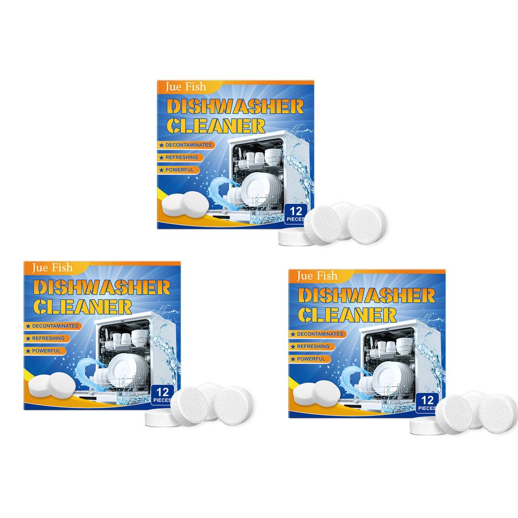 Dishwasher Cleaner Quickly Dissolving Oil Stain Reduce Odors Effectively Inhibit Bacterial Growth Remove Scale Detergent Tablets
