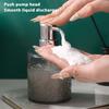 300/400ML Ripple Liquid Soap Dispenser Shampoo Body Hand Wash Shower Gel