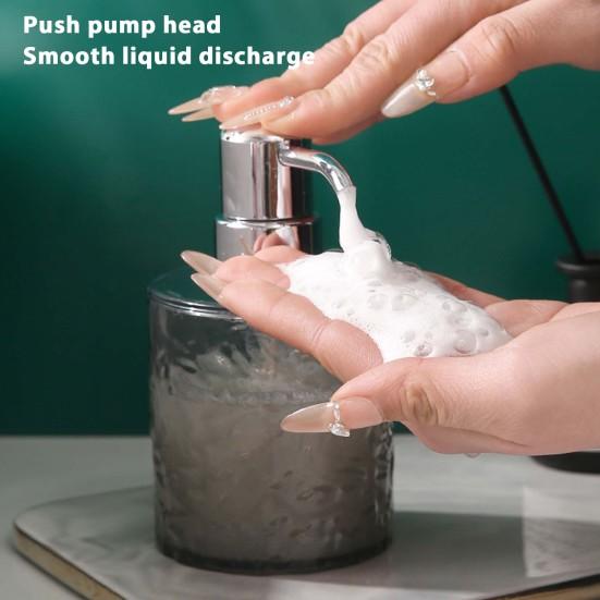 300/400ML Ripple Liquid Soap Dispenser Shampoo Body Hand Wash Shower Gel