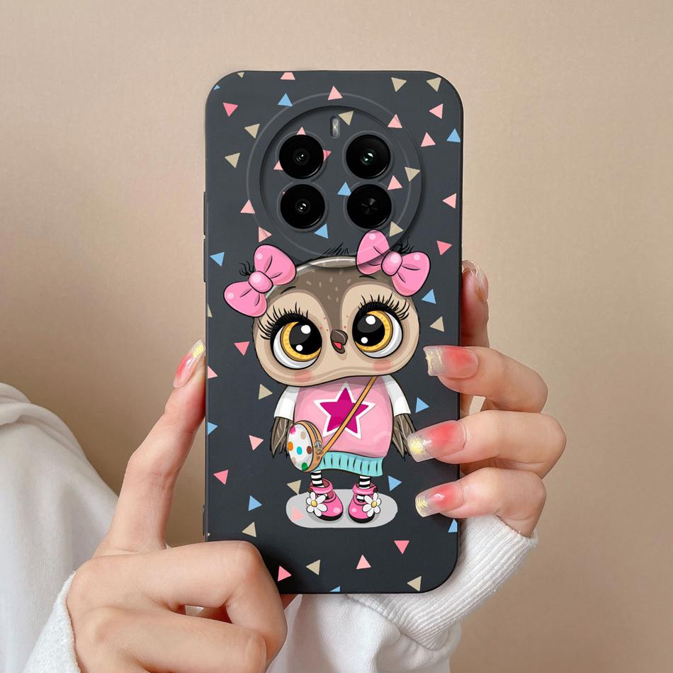 Love Heart Case For Realme 12 Pro Plus 12 Lite Back Cover For Realme12 4G Funda Liquid Silicone Camera Protection Phone Housing
