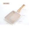 Japanese Rectangular Non Stick Frying Pan, Pan Non Stick Wheat Rice Stone Frying Pan, Anti Scalding Handle, Small Frying Pans