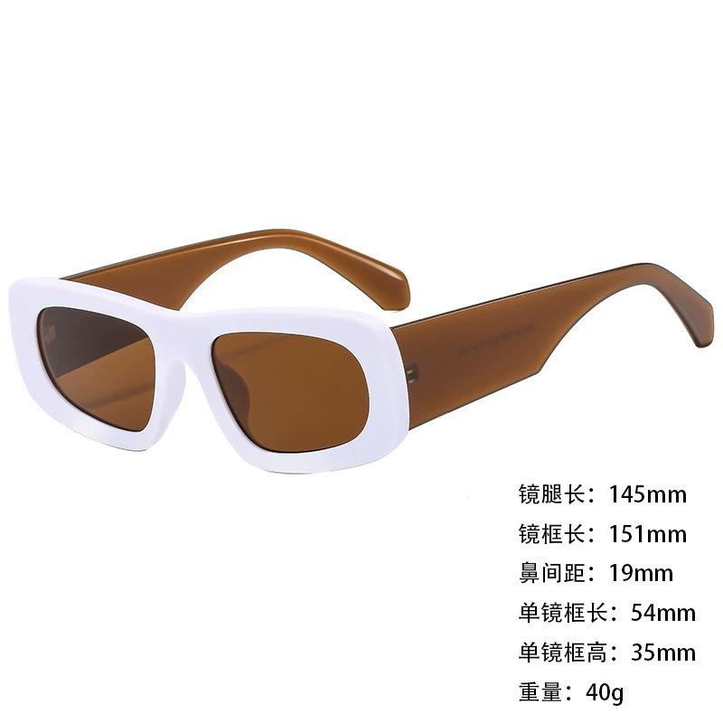 Sunglasses Wide Legs Small Frame Vgo88 Foreign Trade Square Fashion Trend Cat Eye Sunglasses