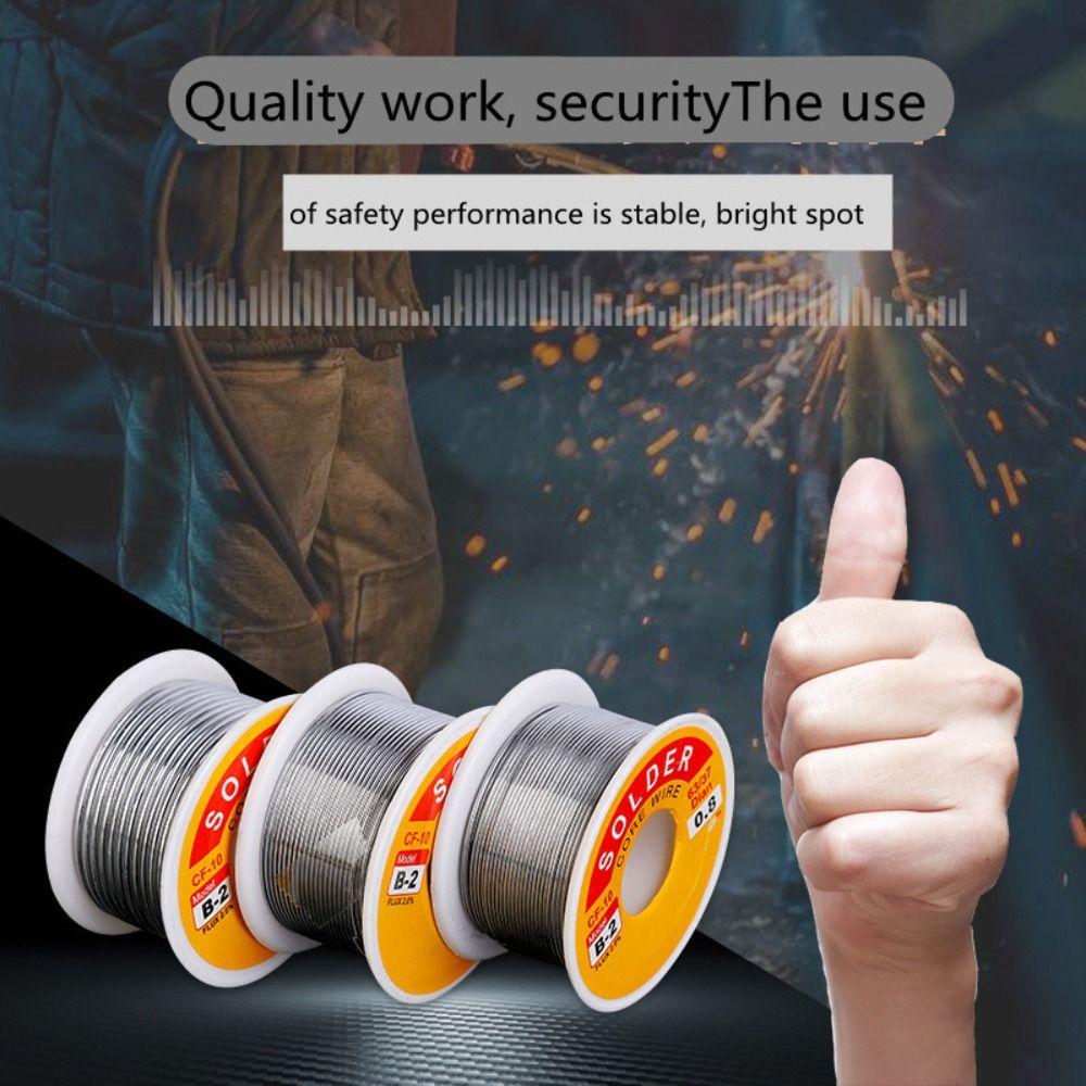 

Rosin Core Welding Wire Pole Piece Soldering Tin Wire Solder Wire Electronic Components 0.6mm