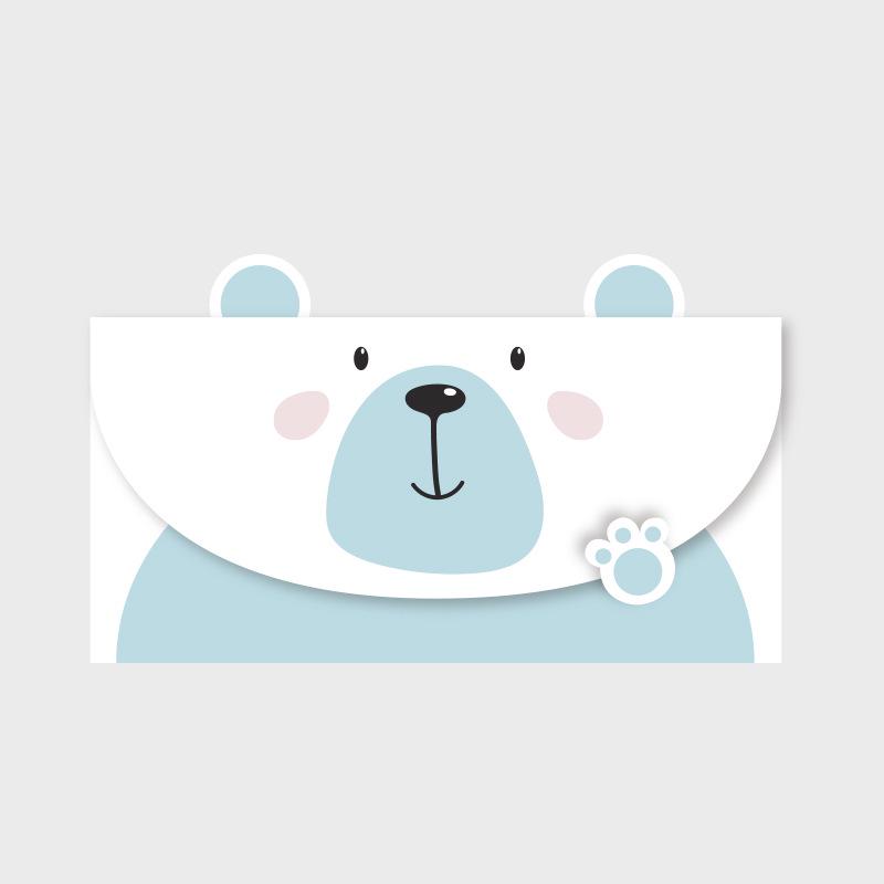 Creative Animal Cartoon Envelopes: Small Greeting Cards for Birthdays & Festivals