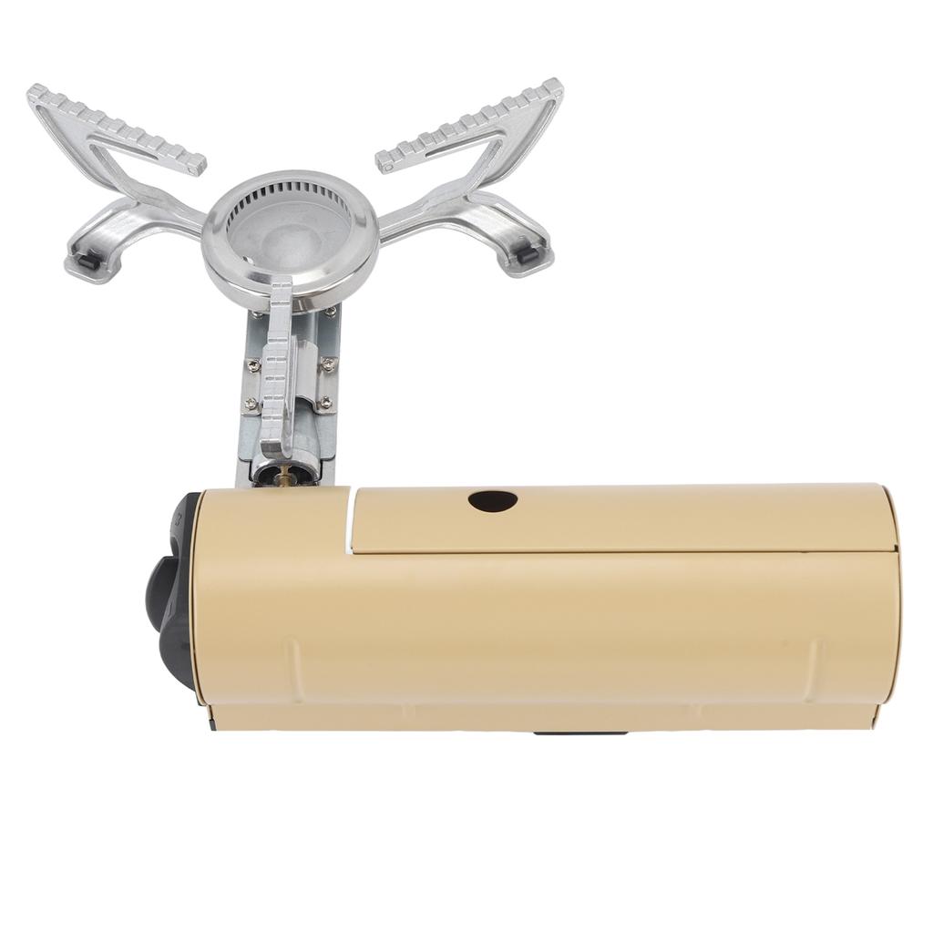 Foldable Cassette Stove with Heat Conducting Sheet Portable Butane Gas Furnace for Outdoor Camping