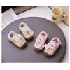 Ribbon Beaded Bow Decoration Girls Bag Head Anti-kick Princess Style Small Board Shoes Spring Small Single Shoes