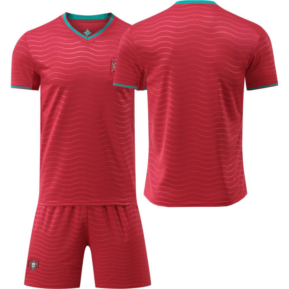 2026 Portugal Home Kit: Child's Ronaldo #7 & Fernandes #8 Jersey