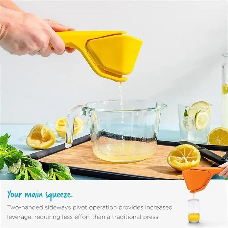 1Pc Easy Squeezing Manual Juicer Lemon Squeezer Citrus Juicer Max Juice Extraction Manual Lime Squeezer Easy-To-Use