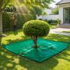 Tree Leaf Catcher Tarp Landscape Pruning with Hole, Metal Buckles, Waterproof Waste Tarp, Yard Work Utility Accessory Garden Bush Trimming for