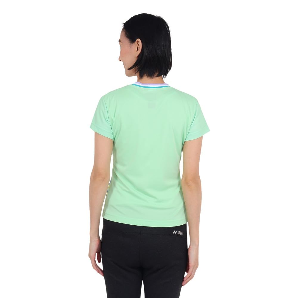 Yonex Short Sleeve Game Pastel Green Size L Women's Shirt, (776),