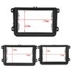 For Volkswagen VW Touran Caddy SEAT Skoda Fabia Octavia Car 2 Din Radio Fascia Fascias Panel Frame CD DVD Dash Audio Interior