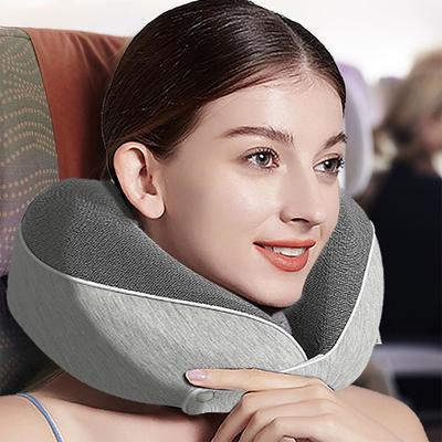 Nouveau Coussin Portable à Faible Résilience Coussin de Voyage pour le Cou Coussin de Voyage Durable en Forme de U Pas de Déformation Coussin d'Avion