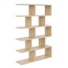 Modern Open Wall Shelves, Bookcase - No. 4 White