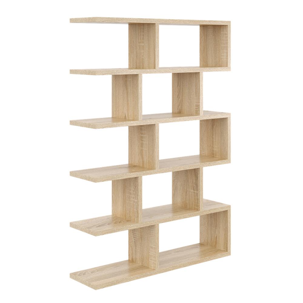 Modern Open Wall Shelves, Bookcase - No. 4 White