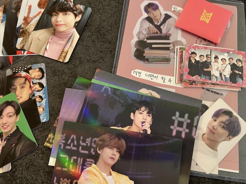 [USED] bts DECO BOOK trading cards, postcards, various sets, with bonus, Jungkook