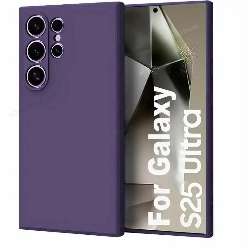 For S25 Ultra Plus Case Silicone Phone Case For Samsung Galaxy S25 S 25 Ultra Plus S25Ultra Cases Camera Protective Cover