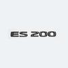 3D Chrome Glossy Black ABS Letters ES200 ES250 ES260 ES300 ES350 ES300h ES350h HYBRID Emblem For Lexus Car Trunk Logo Sticker