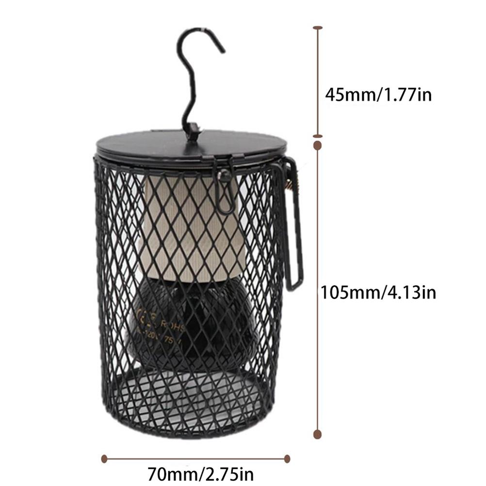 Heating Lamp 50W Infrared Ceramic Lampshade Heat Light Lamp for Turtles Parrots Lizards Bird Winter