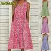 Fashion Summer Spring Sleeveless V-Neck Casual Dresses