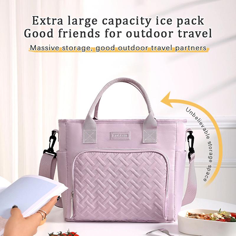 Weiche Kühltasche, Isolierte Zusammenklappbare Lunch-Kühltasche für Arbeit, Camping, Strand, Reise, Tragbar, Weichseitig, Auslaufsicher, Wate