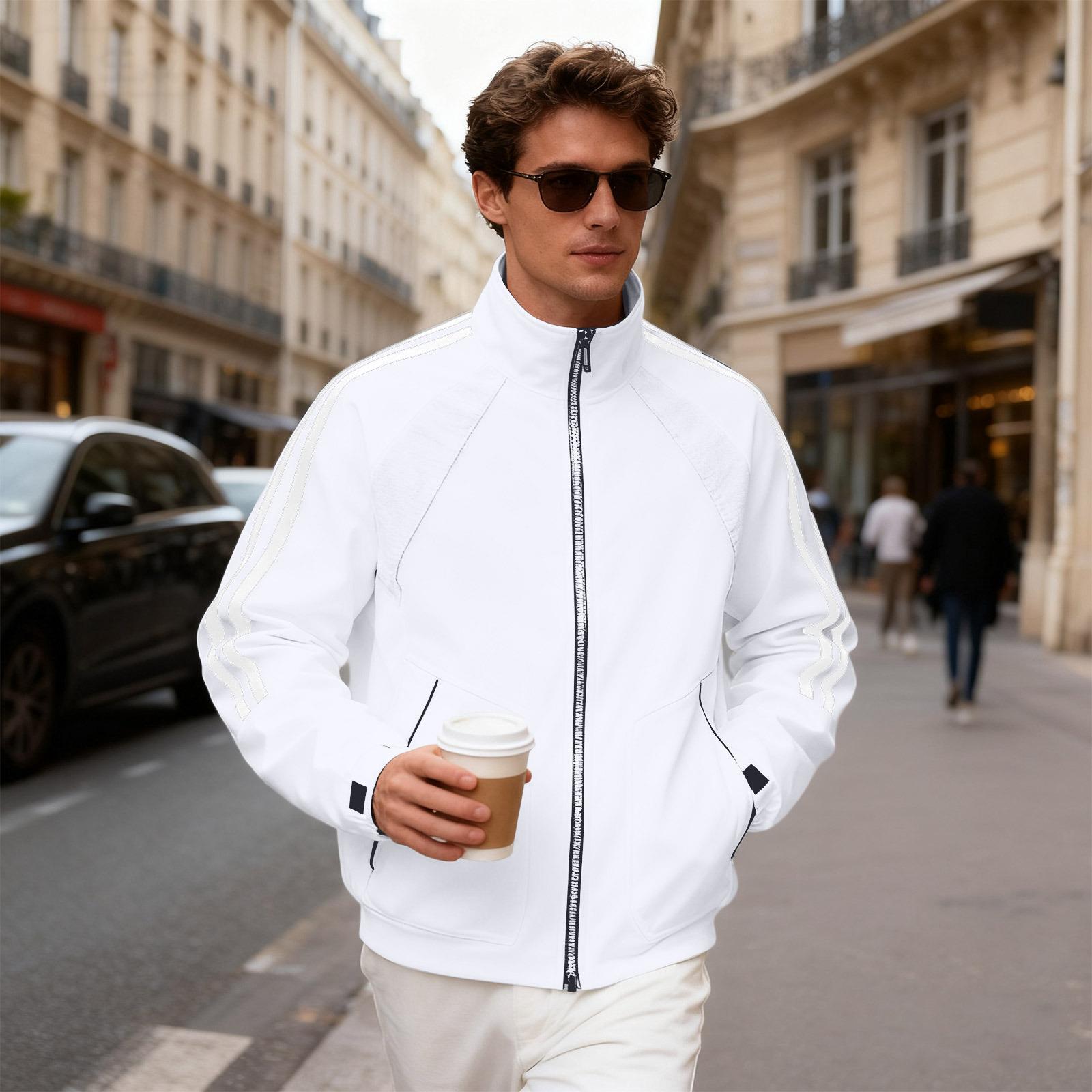 

Men s Outdoor Leisure And Windproof Jacket Jacket XL белый