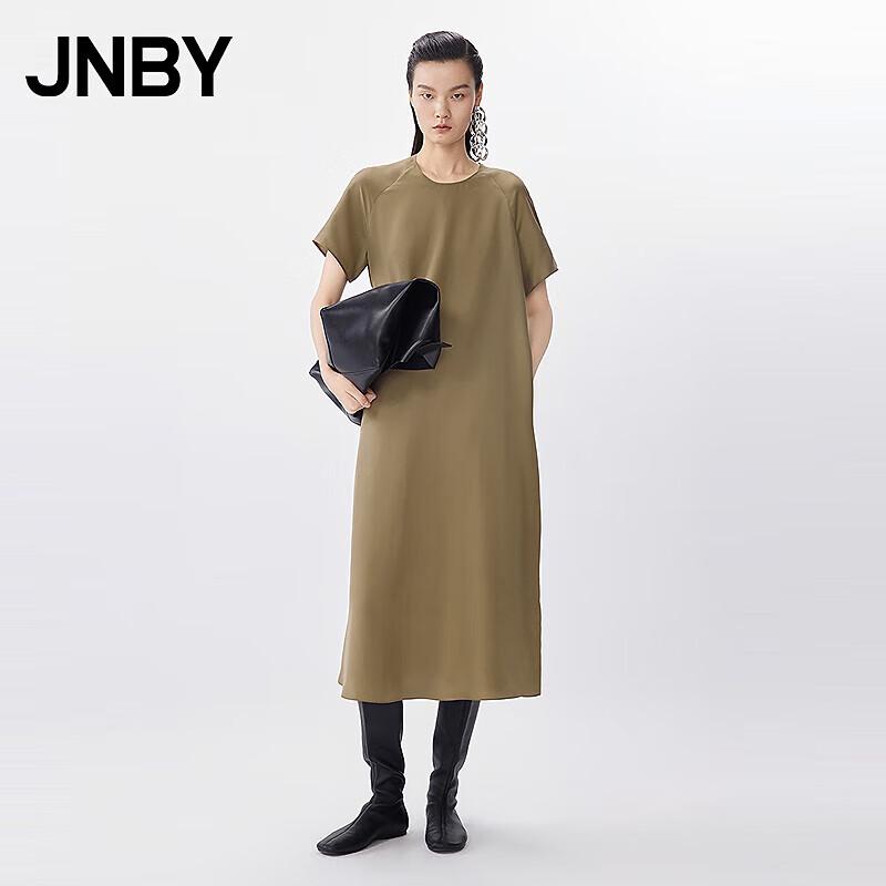 

JNBY 2025 Summer Silk Short-Sleeve A-Line Dress L