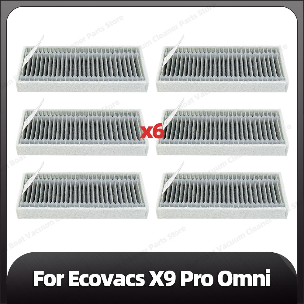 Kompatibel für Ecovacs X9 Pro Omni / YEEDI S16 PLUS Haupt-Seitenbürste HEPA-Filter Mopp-Rolle Staubbeutel Ersatzteile