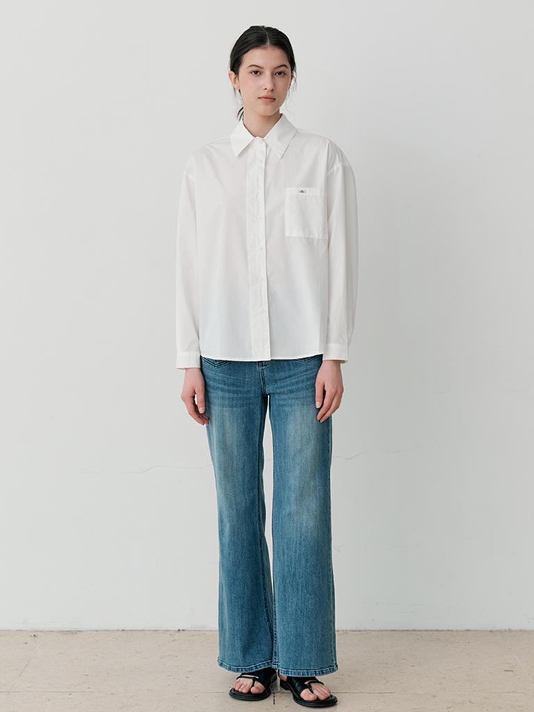 LE STUDIO Soft Basic Shirt (Wh)
