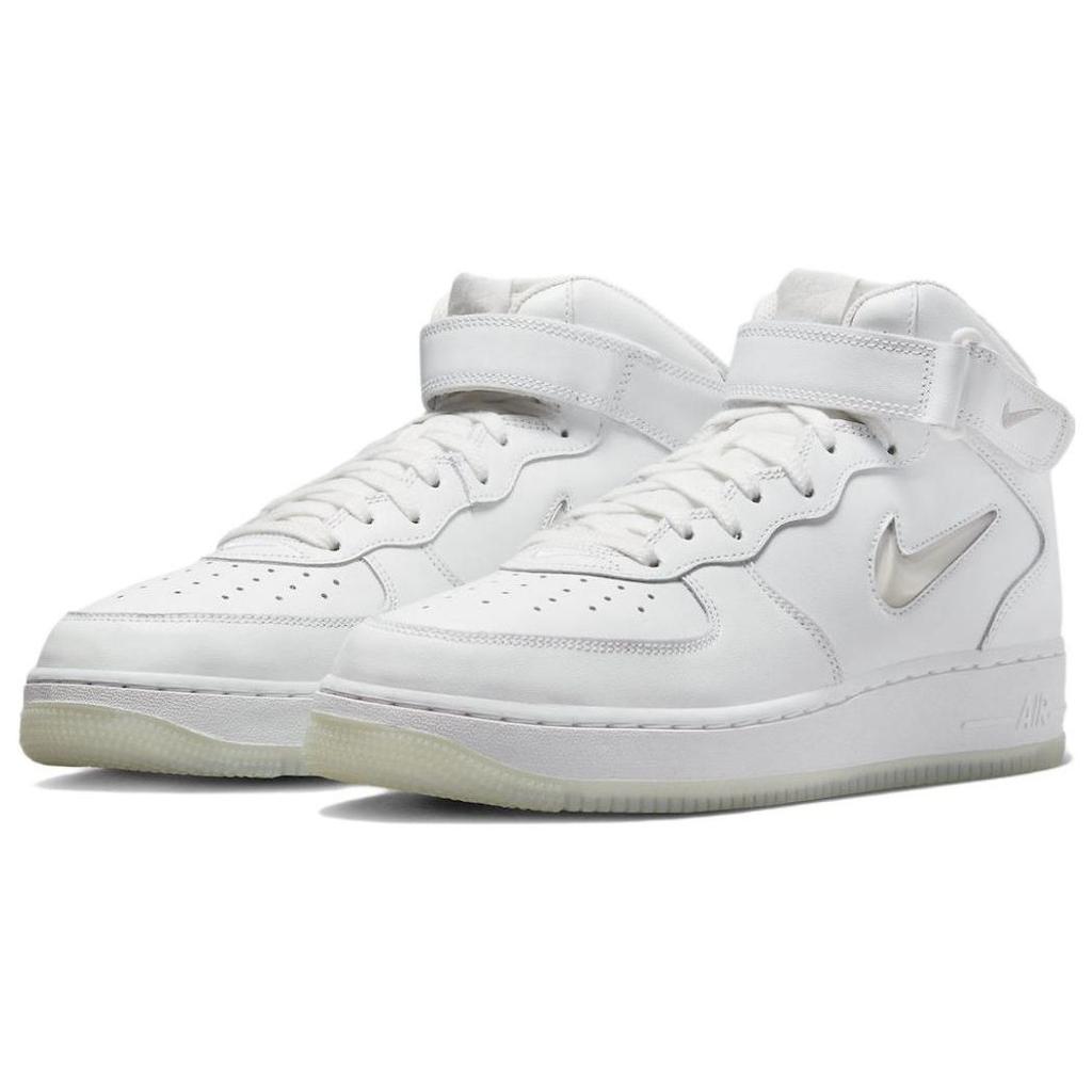 Nike Air Force 1 Mid Color of the Month - Summit White Unisex Sneakers Light-Bone DZ2672-101