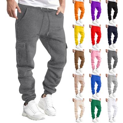 Sport Fitness Einfarbig Hosen männer Lose Lauf Casual Große Größe Jogginghose Baumwolle