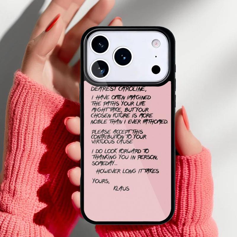 The Originals Vampire Diaries Phone Case for iPhone 17 Air 16e 15 14 13 Pro Max Back Cover for 12 11 Pro Coque