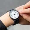 Citizen Q&Q Lightweight 10 ATM Water Resistant Simple Black Watch with Easy-to-Read Dial V52A-501VK