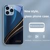 Gradient Lorem Black for Iphone 15 14 13 12 11 Pro Max X XS XR 7 8 Plus 2020 22 SE Black tempered glass phone case