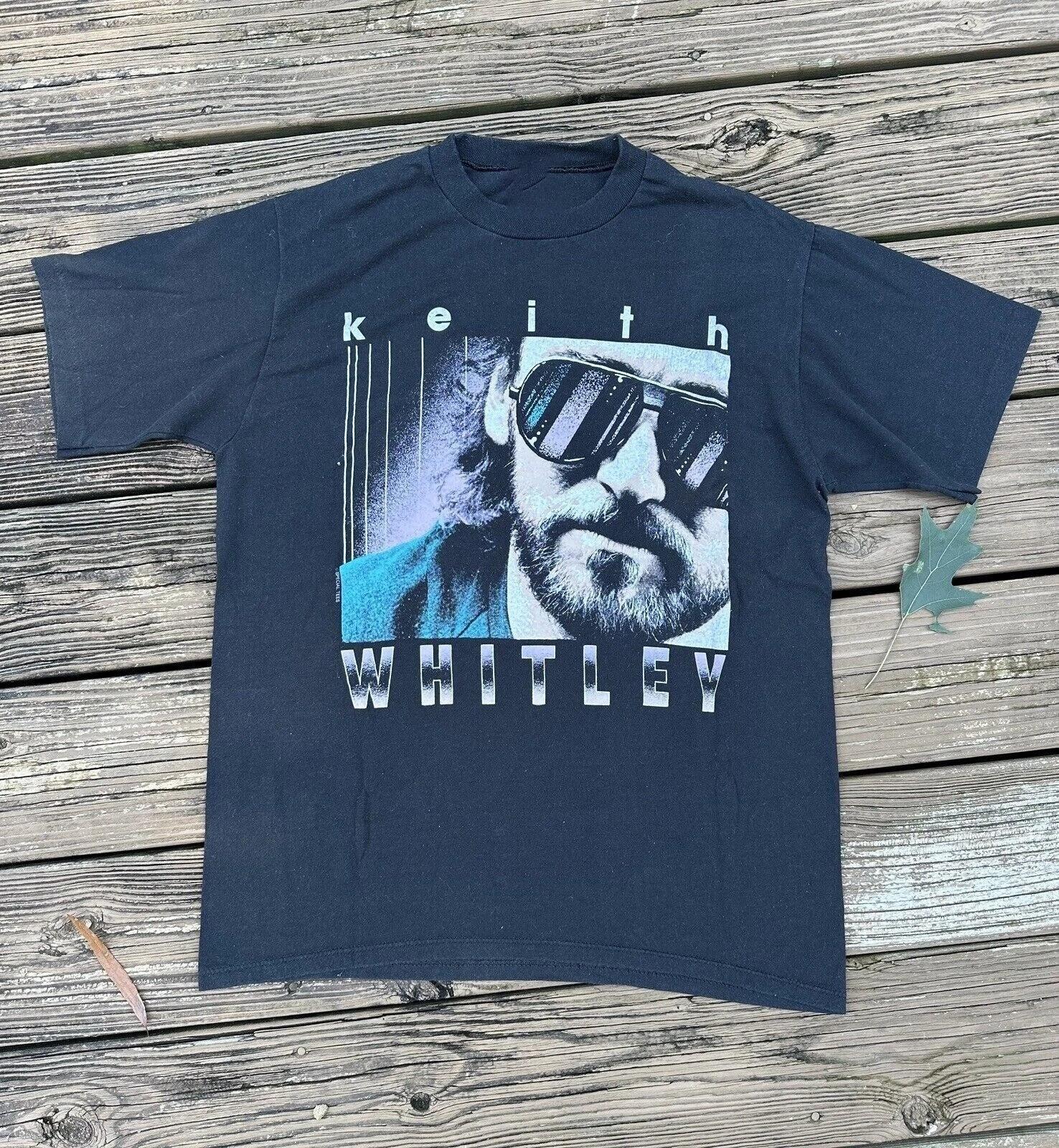 Rare New Legend Country Keith Whitley Black Concert Shirt CL562 S