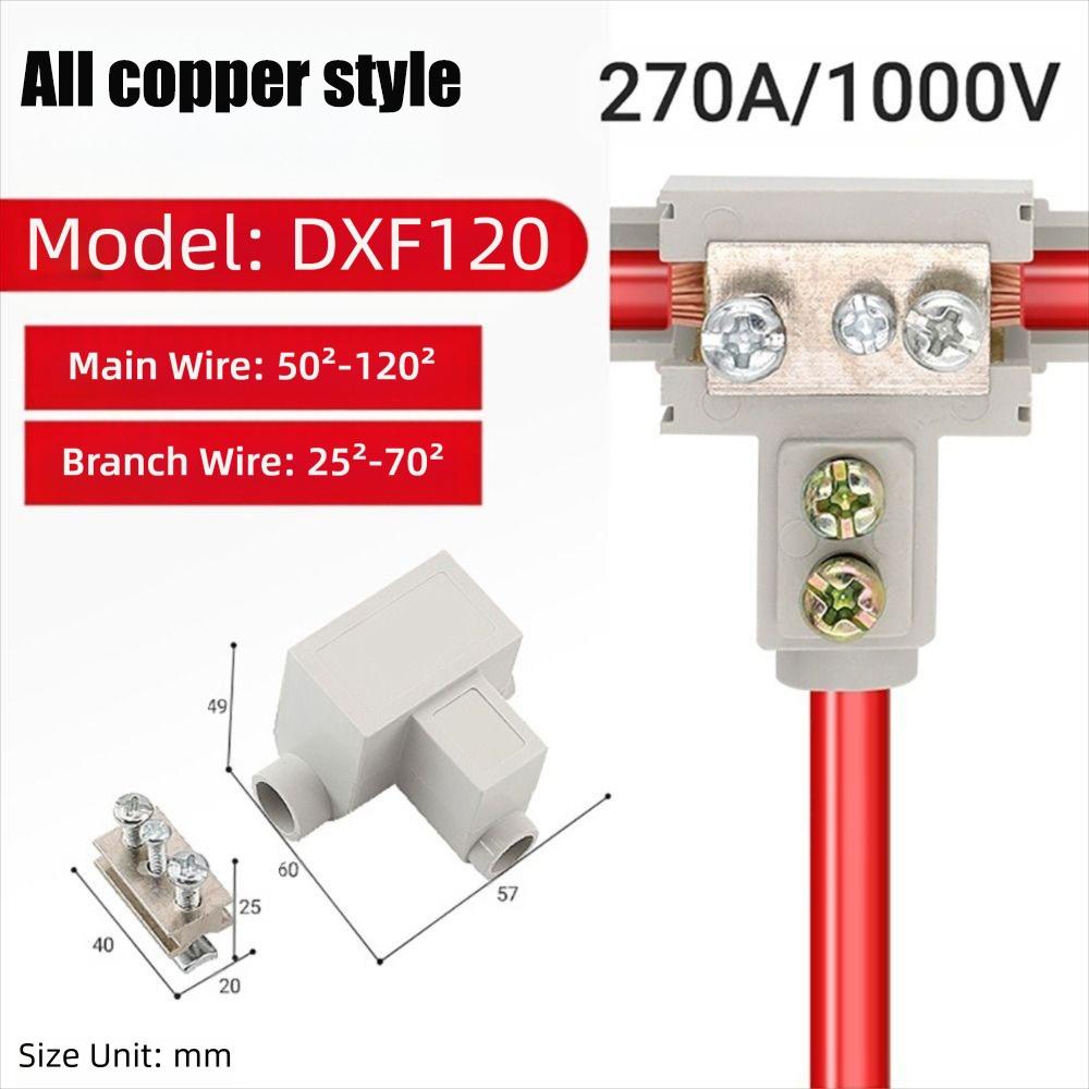 Conductor Brass High Power Splitter High Power Fast Connector Quick Terminal Block
