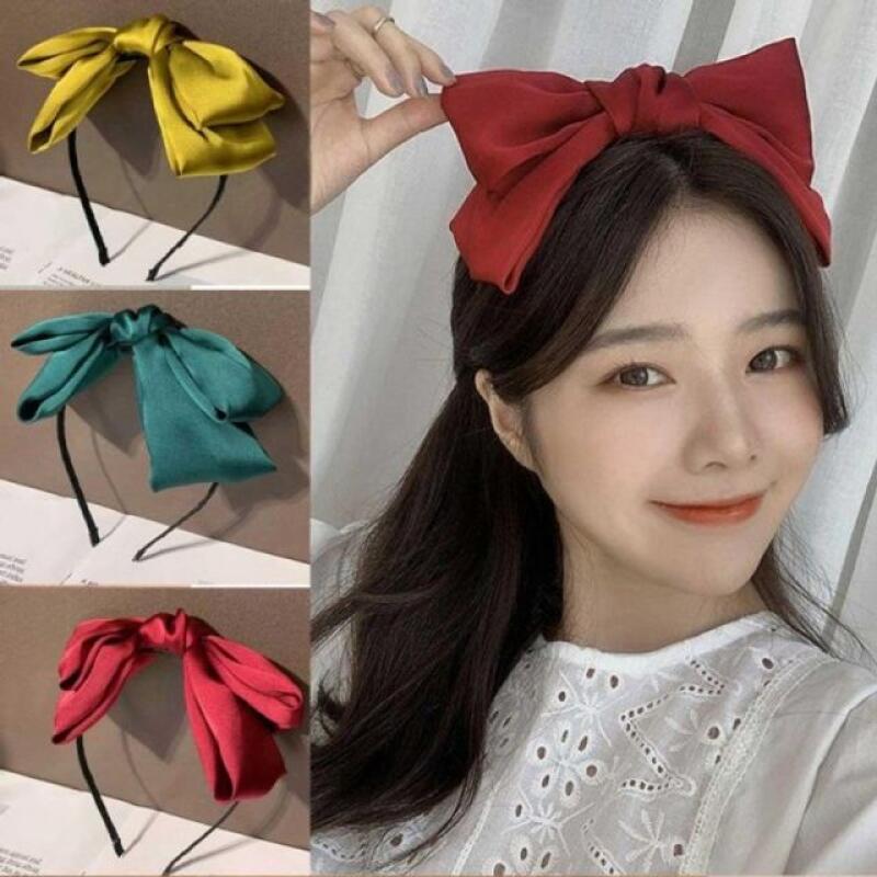 

Lovely Satin Ribbon Headband black