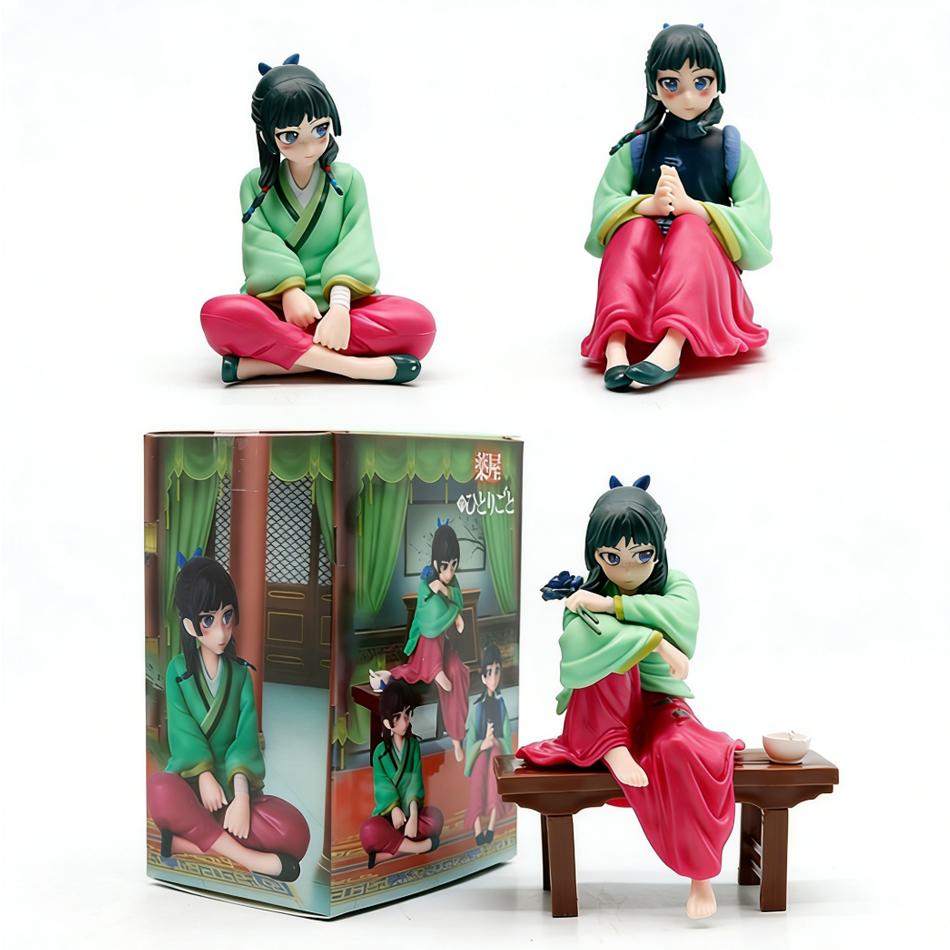 3PCS The Apothecary Diaries Maomao Articulated Action Figure Sitting Pose Collectible Doll Perfect Holiday Gift