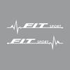 Car Styling Body Side Windows Decal Logo Sticker Decor Accessories For Honda Mugen Power Civic Accord Odyssey Jazz CRV Spirior RF6