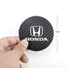 2Pcs Car Carbon Leather Water Cup Pad Anti-noise Coaster Mat For Honda Civic Fit Jazz Accord Pilot CRV Odyssey Passport City HRV aiz256